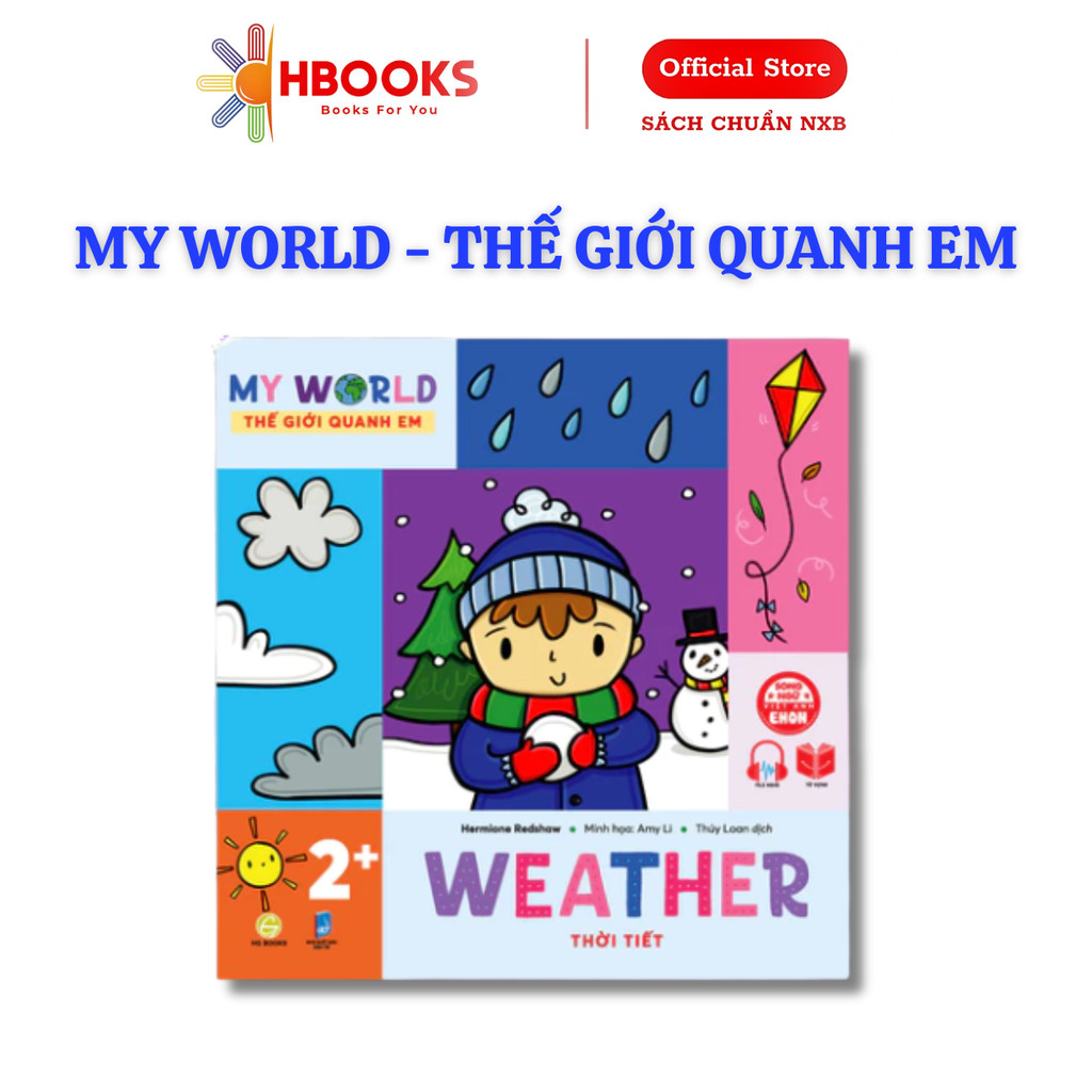 หนังสือสองภาษา Ehon English-Yam World Around You: Weather Weather Weather - หนังสือ HG