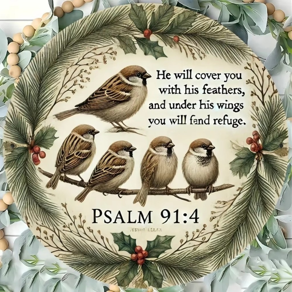 HELLOYOUNG Christmas Winter 2D Wall Art สําหรับบ้านไร่ระเบียงตกแต่งห้องนอนของขวัญวันหยุด