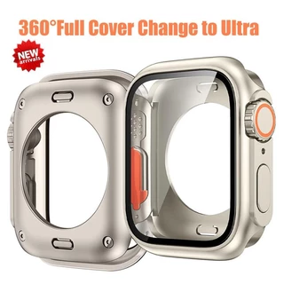 360 กระจกนิรภัยป้องกันหน้าจอสําหรับ แอปเปิล ดู 46/42/45/44 มม.41 มม.40 มม. ฉันดู ชุด 11 10 9 8 7 6 กับ 5 4 3