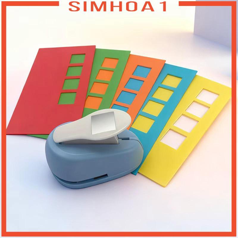 [Simhoa1] Square Punch DIY อัลบั้มภาพสําหรับหัตถกรรม Scrapbooking แบบพกพา 0.71inchx0.71inch Square C