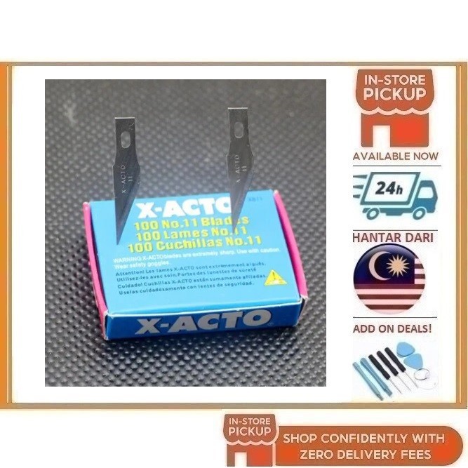 ใบมีด BSS X-ACTO NO.11 (100 ชิ้น/กล่อง)