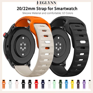สายพานซิลิโคน 20 มม. 22 มม. for Samsung Galaxy Watch FE 7 6 5 /Redmi Watch 5 Active/Lite /Garmin/Amazfit bip 6 /Aolon
