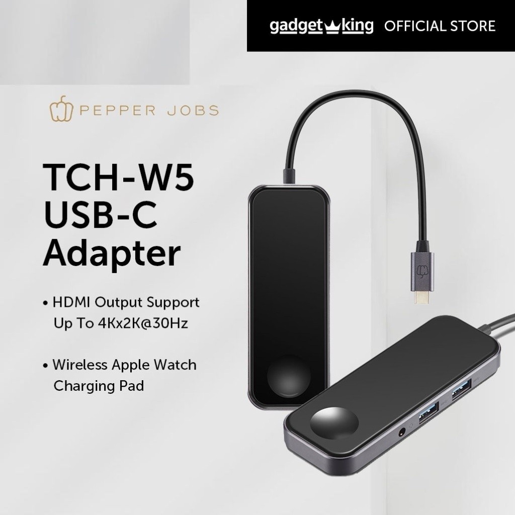 [Pepper Jobs] TCHW5 USBC Adapter with wireless charging for Apple Watch