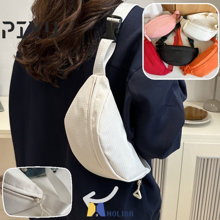 กระเป๋าแฟชั่นใหม่ ทรงสปอร์ต ความจุขนาดใหญ่ กระเป๋าสะพายไหล่ กระเป๋าสะพายข้าง กระเป๋าคาดหน้าอก กระเป๋