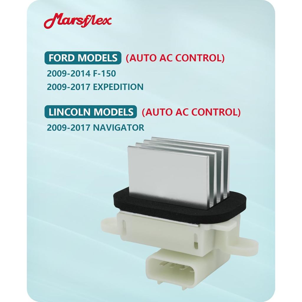 Marsflex Blower Motor Resistor BL3Z19E624A for 2009 2010 2011 2012 2013 2014 2015 2016 2017 for Ford