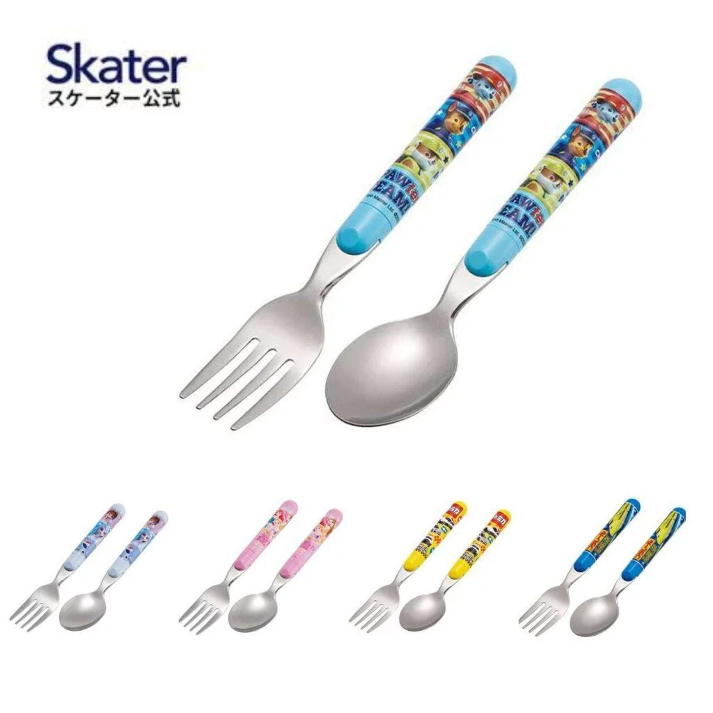 Skater - ชุดช้อน-ส้อมลายการ์ตูน สำหรับเด็ก Princess, Tomica, Paw Patrol Spoon & Fork set