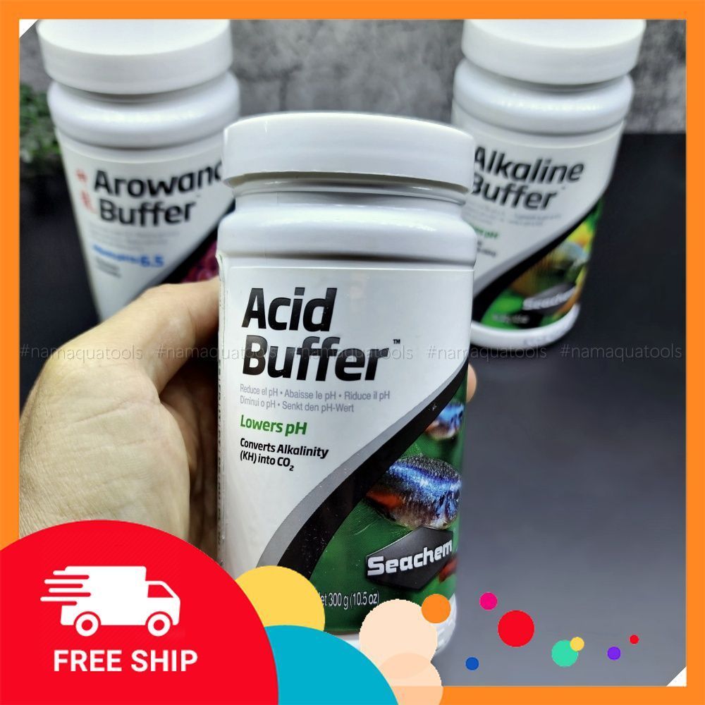 Seachem Acid Buffer 300g – pH Buffer ช่วยค่า pH ที่ต่ํากว่าและเสถียรสําหรับตู้ปลาเห็ด