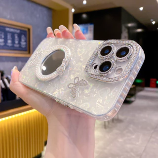 3Dวางกระจกเลเซอร์IMD Hard CaseสําหรับiPhone 11 12 13 14 15 16 17 Pro Max PlusปลอกAnti Fallฝาครอบป้องกันสําหรับiPhone17กรณี