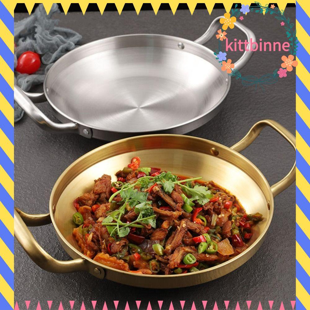 KITTBINNE823 หม้อข้าวอาหารทะเลสําหรับเครื่องครัว กระทะซอส Paella Pan