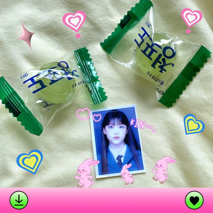 [สวัสดิการ | ไม่จําเป็นต้องยิง] Newjeans Haerin ID Photo Sticker