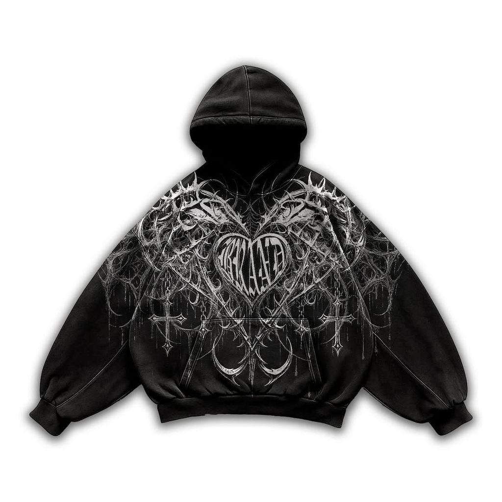 ฮูดี้สไตล์อเมริกันทันสมัย Y2K สำหรับวัยรุ่น ทำจากผ้าฝ้าย สวมใส่ง่ายในการออกกำลังกาย