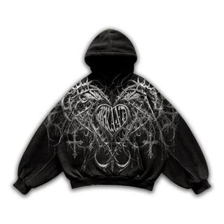 ฮูดี้สไตล์อเมริกันทันสมัย Y2K สำหรับวัยรุ่น ทำจากผ้าฝ้าย สวม…