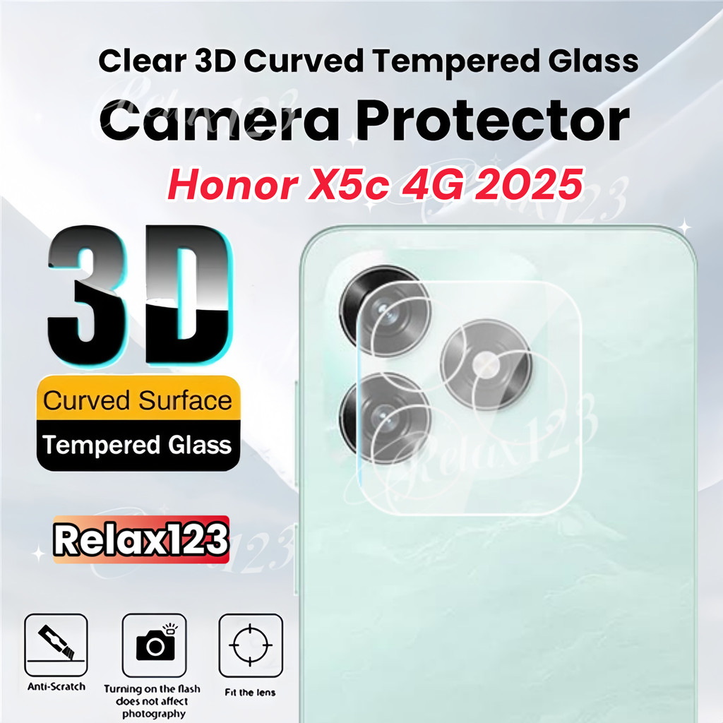 สําหรับ Honor X5c 4G 2025 HD Clear เลนส์กล้องด้านหลังสําหรับ Honor X5C X5c Plus HonorX5c HONOR X5c H