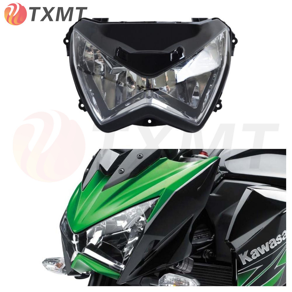เหมาะสําหรับ Kawasaki Z250/Z300 Z800 13-16-18 ไฟหน้ารถจักรยานยนต์ชุดไฟหน้า