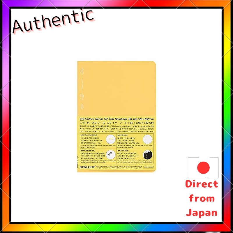 NITOMOS STALOGY B6 Graph Paper Notebooks - 365 Days Edition & Half-Year Edition