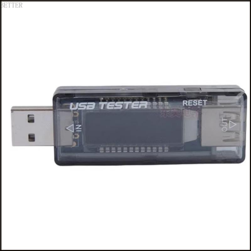 BETT Performances USB Power Tester USB Multimeter สําหรับการตรวจสอบแรงดันไฟฟ้าปัจจุบันทุกสภาพการเดิน
