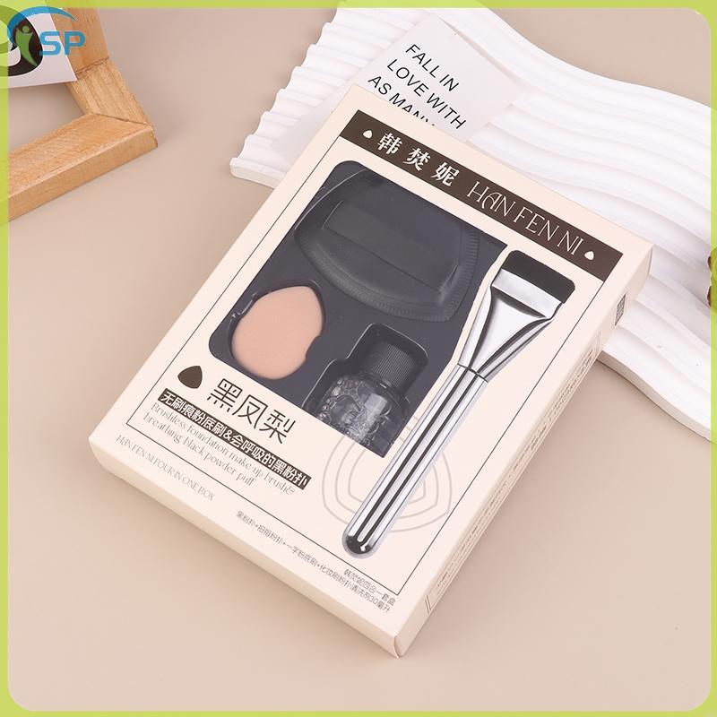 # แฟชั่น TH # สามเหลี่ยม ck พัฟแต่งหน้า 7 ชิ้น/เซ็ต Flat-head Foundation Brush Cleaner Mini Finger S