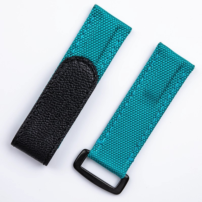 ทดแทน Rolex กันน้ําผ้าใบไนลอนสายนาฬิกาหนังแท้ Water Ghost GMT Log 20mm Yacht Daytona