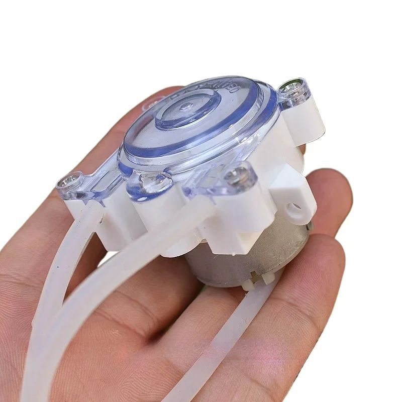 Micro Peristaltic บีบปั๊ม DC 6V 7.2V 9V 12V Mini 500 เกียร์มอเตอร์ยาน้ําปั๊มหลอดสําหรับ Lab Ink Smam