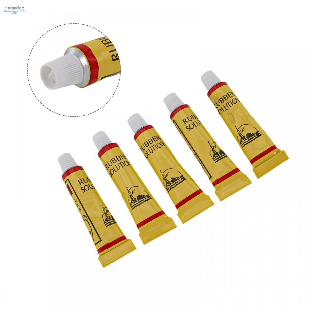 【POWE】Essential Bike Tire Repair Kit with 5 Patches and Glue Long lasting Solutions