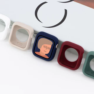 ฝาป้องกันหน้าจอซิลิโคนอ่อน for Apple Watch SE Ultra 3 2 Iwatch Series 11 10 9 8 7 6 5 4 49 46 42 45 44 40 41 38mm เคส