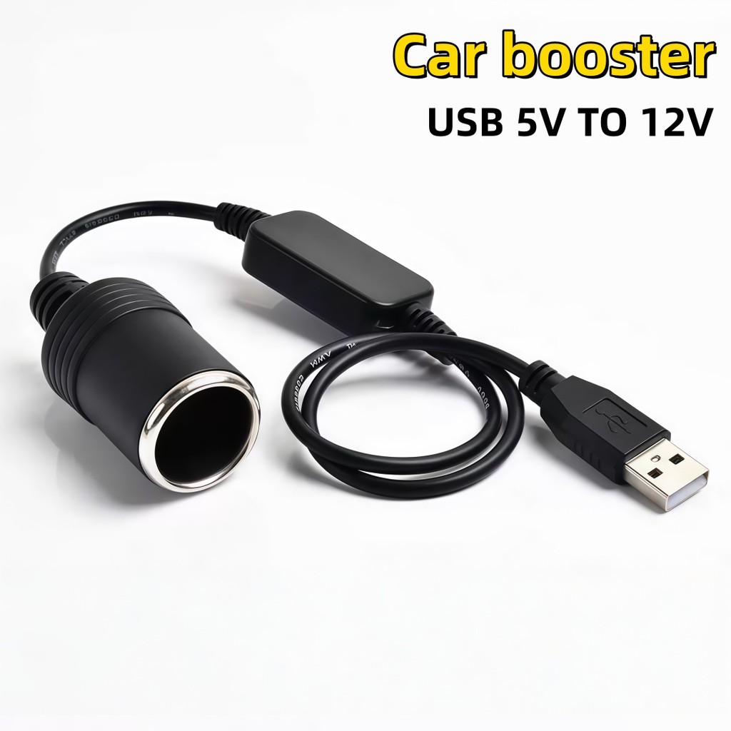1 PC 5V 2A USB ถึง 12V ไฟแช็กซ็อกเก็ต USB ชายหญิงบุหรี่ไฟแช็กอะแดปเตอร์ Converter อุปกรณ์อิเล็กทรอนิกส์ในรถยนต์