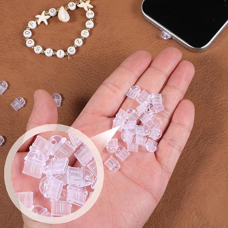 ฝากันฝุ่น Type-C Anti Dust Cap ปลั๊กกันฝุ่น iOS Type C ซิลิโคน ป้องกันฝุ่น สีขาว