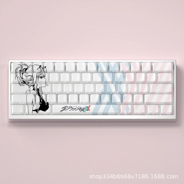 sa keycap keycap ทีมชาติ 02 (กล่อง) Keycap DarlingintheFranxx Theme Anime PBT Material