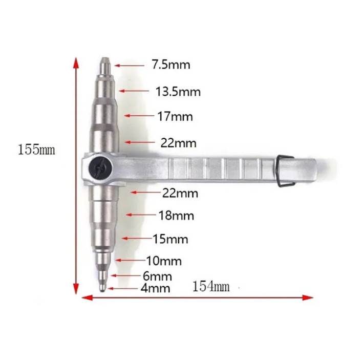 1.6/2.4 lตัวขยายท่อทองแดง,เครื่องมือขยายท่อแบบแมนนวลเครื่องมือขยายท่อเครื่องมือขยายสำหรับแอร์ติดตั้งซ่อมระบบทำความเย็น - รูปที่ 2
