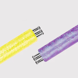 DIY Nail Art 5 กลีบ Dotting เครื่องมือดอกไม้ Creator 1.5 มม.ปลาย Fine Rhinestone Pickers Glitter Handle เล็บเครื่องมือแปรง