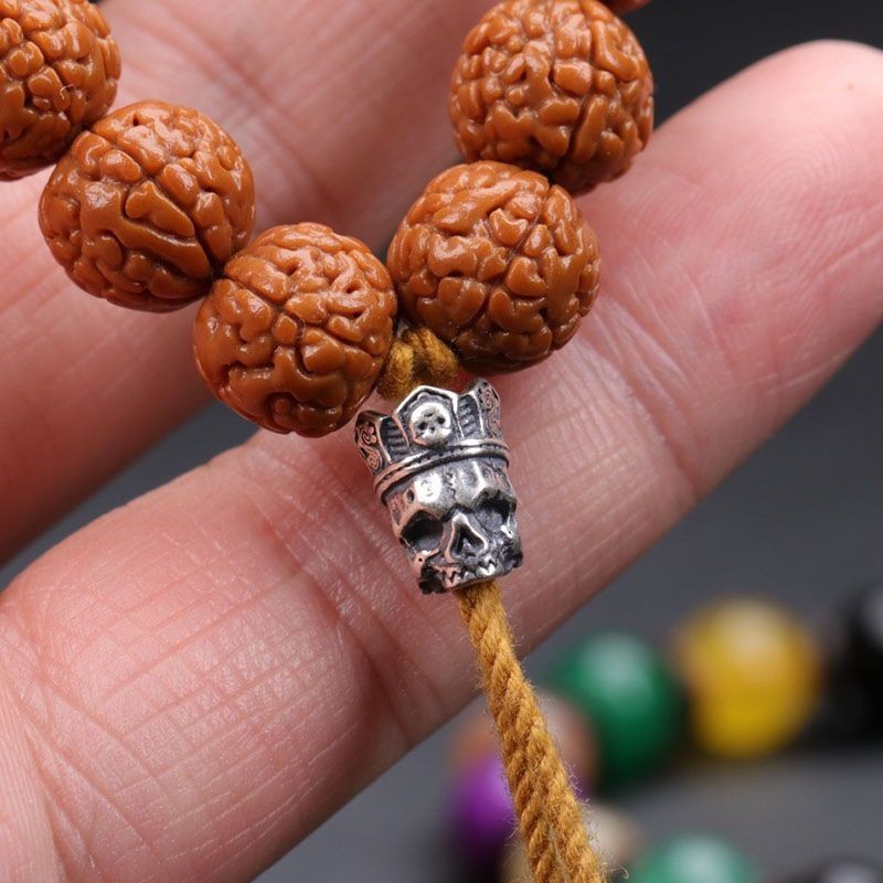 Retro Seiko Crown Skeleton King Line Harness สายรัดแบบลูกปัด อุปกรณ์เสริมสำหรับคนชอบสะสมนาฬิกา