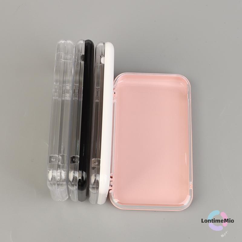LontimeMio] พลาสติกกล่องเครื่องประดับใสกดเล็บกล่องเก็บสี่เหลี่ยมผืนผ้าสําหรับเล็บปลอมแสดงและ Salon Essentials พร้อมฝาปิดใหม่