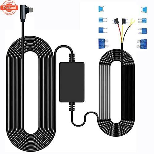 REDTIGER ชุดกล้องติดรถยนต์ติดรถยนต์ F7N USB พอร์ต C ชุดสายชาร์จแตเตอรี่กล้องแดชอร์ด12V- 24V ถึง5V/ชุ