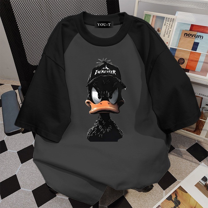 T42.SHOP เสื้อแฟชั่น เสื้อยืด oversize ผ้าฝ้าย100% แนวสตรีท ไม่ต้องรีดผ้า สวมใส่สบาย ผ้านิ่ม ลาย  “DUCK EVERESTER”