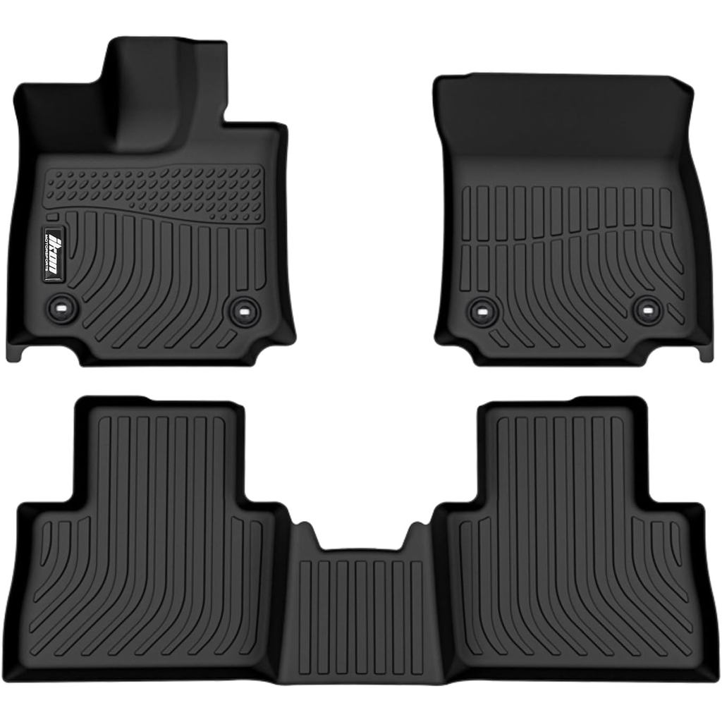 IKON MOTORSPORTS พรมปูพื้น 3D TPE เข้ากันได้กับ 2022-2025 Lexus NX250, NX350, พื้นกันลื่นกันน้ําสภาพ