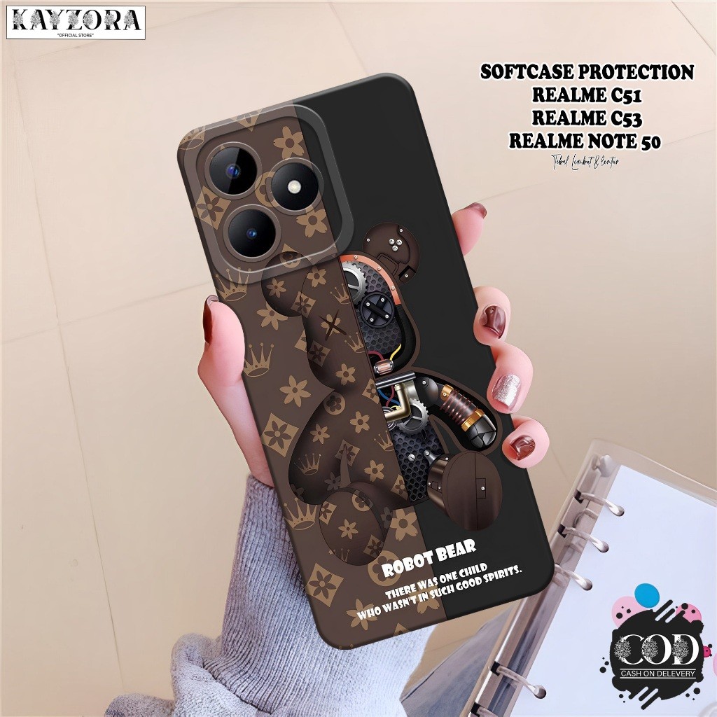 เคส HP Realme C51 / C53 / Note 50 - เคสแฟชั่นการ์ตูน - เคส Realme C51 / C53 / Note 50 Softcase - เคส