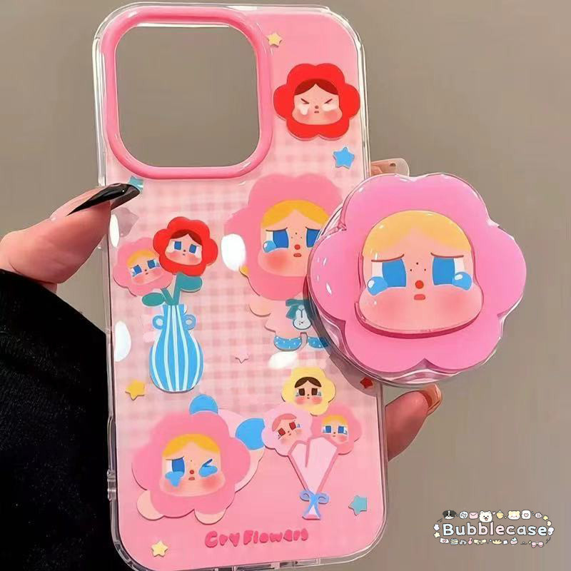 เคส Redmi 13C 10C 10A A1 14C 13 9C NFC 9C 9A Note 12 13 14 11 Pro Plus โบว์ดอกไม้แสนหวานร้องไห้ ปก IMD ใหม่ที่หรูหรา