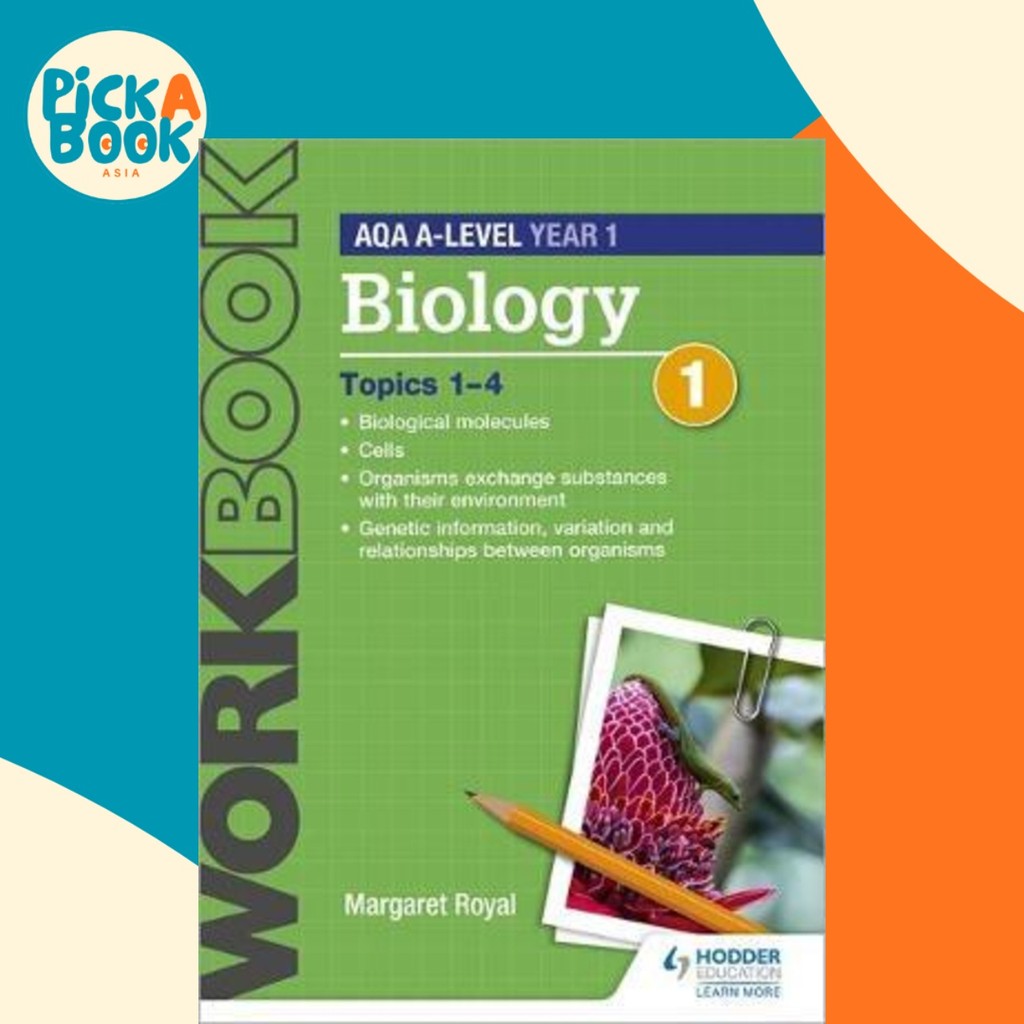 AQA สมุดงานชีววิทยาระดับ A 1 โดย Margaret Royal (ฉบับสหราชอาณาจักร ปกอ่อน)