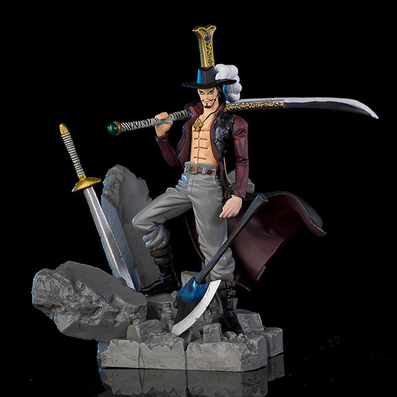 Juhui Anime Pirate Figure Top Decisive Battle Model King Theatrical Version Hawkeye Mihawk Shichibuk