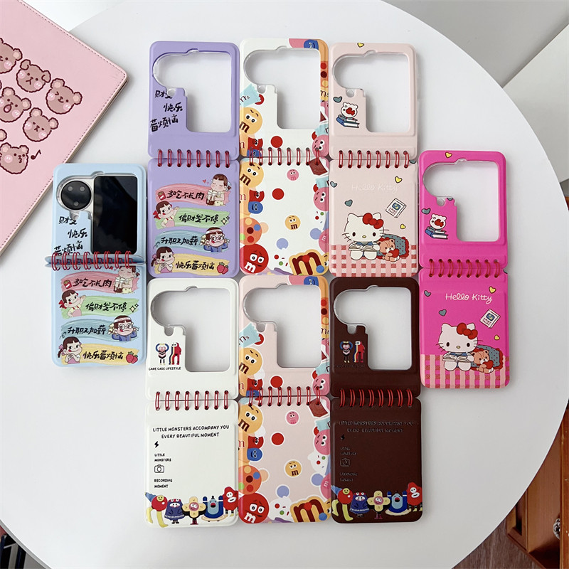 ความงามน่ารักสําหรับ OPPO Find N3 N2 Flip Case Dust Proof Cat N3Flip N2Flip Back Phone Casing