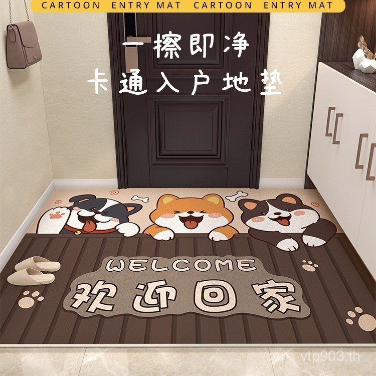 Entrance Disposable เสื่อประตู Entrance ประตูในครัวเรือน pvc พรมแผ่นปูพื้นสามารถเช็ด Anti-slip Anti-