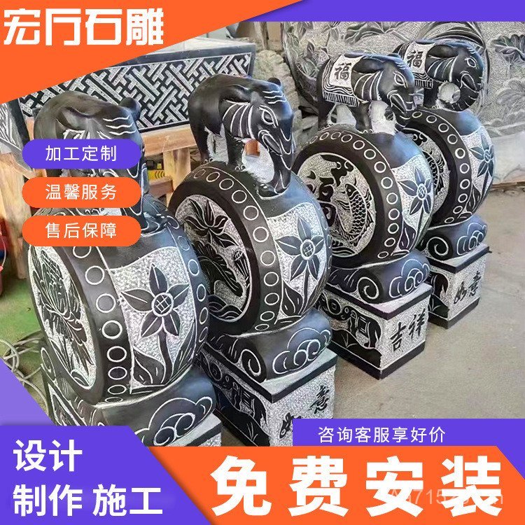 Doorway ขายส่งคอลัมน์ Pier Distressed รอบวัดกลองหินคอลัมน์ Solid โบราณ Bluestone คอลัมน์หินเท้า RTP4