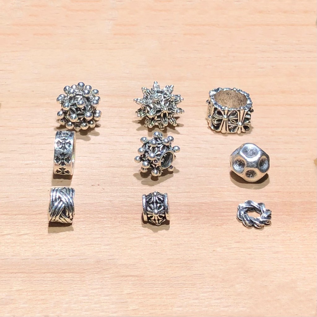 Spacer ลูกปัดโลหะผสม Sea Urchin Cross diy