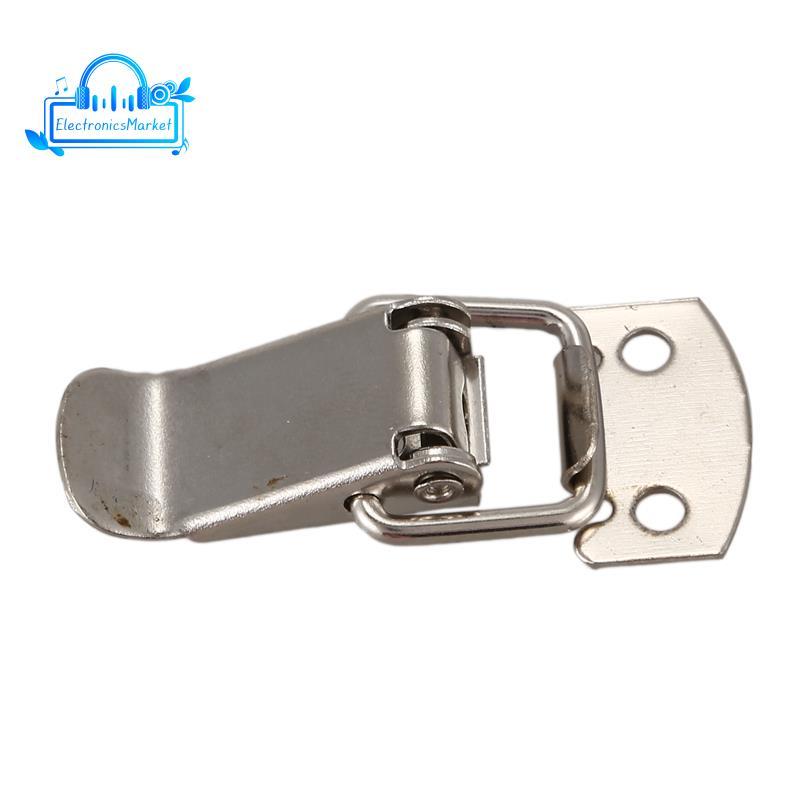 [Promote E]Silver Tone Metal Toggle Draw Straight Loop Catch 1.6"