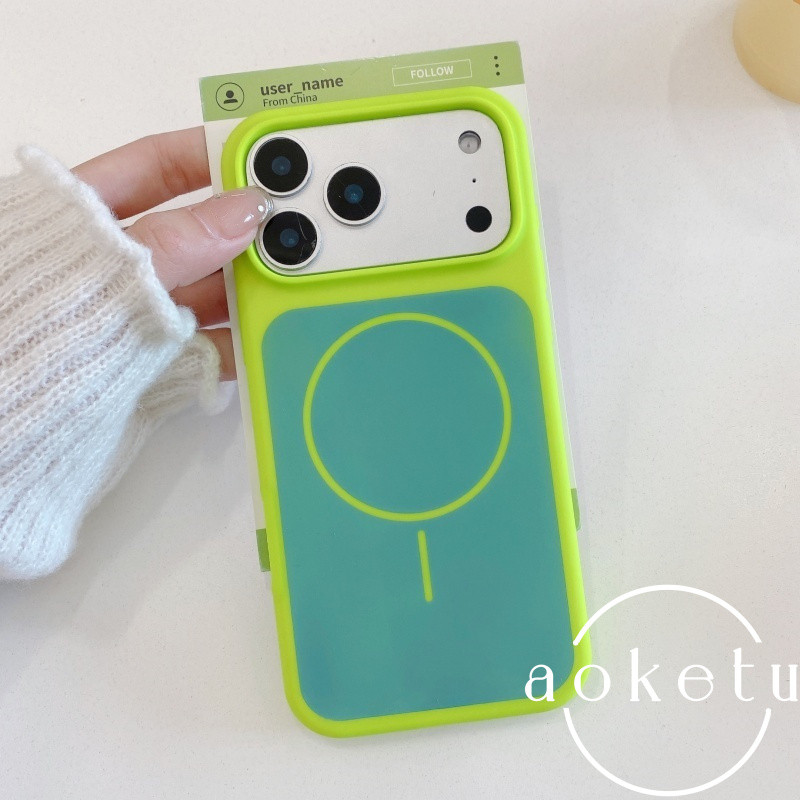 เหมาะสําหรับ แอปเปิล 17 โปรแม็กซ์ เคสโทรศัพท์ ไอโฟน 17 มือโปร สีบล็อกซิลิโคนเหลวเข็มขัดชาร์จแม่เหล็กพร้อมปุ่มกล้องแบบบูรณาการรวมทุกอย่างป้องกันการตกฝาครอบป