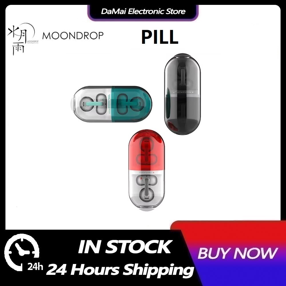 MOONDROP PILL OWS หูฟังเปิดบลูทูธ 6.0 หูฟังแบบแขวน IPX4 คลิปหูเปิดหูฟังไร้สายในตัว AI ENC Pill