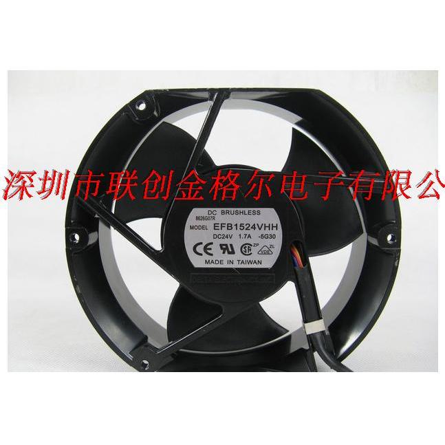 [Radiator] EFB1524VHG DC24V 1.7A EHB1524VHG Original 172 * 150 * 51 พัดลม