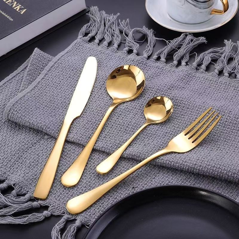 Sanli มีด ส้อม ช้อนส้อมสแตนเลส ช้อนโรงแรม ช้อนหนา ช้อนส้อม เครื่องใช้บนโต๊ะอาหารสาธารณะ - รูปที่ 6