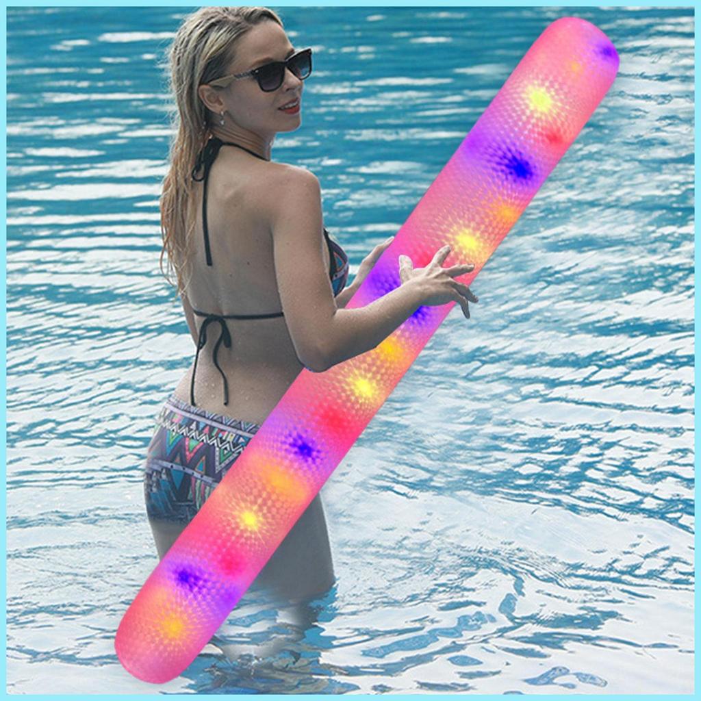 Inflatable Pool Noodles Blow Up Pool PVC Noodles Giant Outdoor Water Floating Toy สําหรับผู้หญิงผู้ช