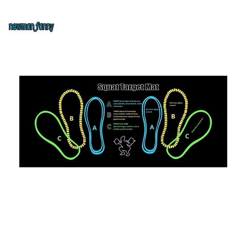 Squat Guide Mat Squat Step Positions เสื่อเข่า Msquat Mat